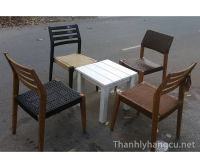 Thanh lý bàn ghế gỗ cafe 049